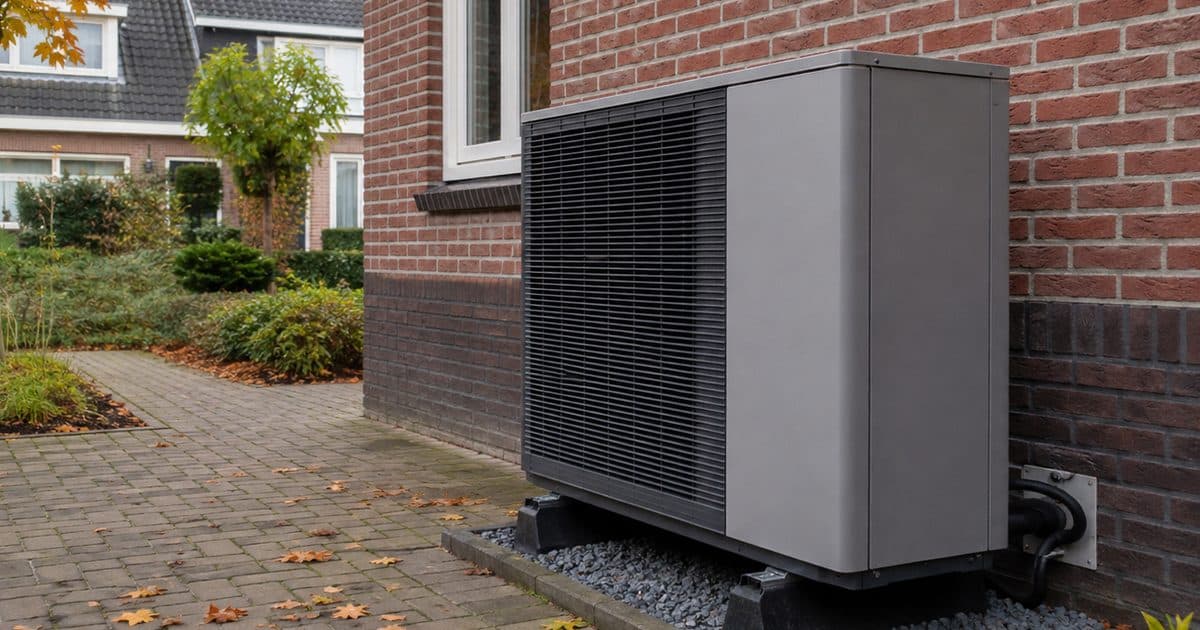 Air-to-water heat pump outdoor unit