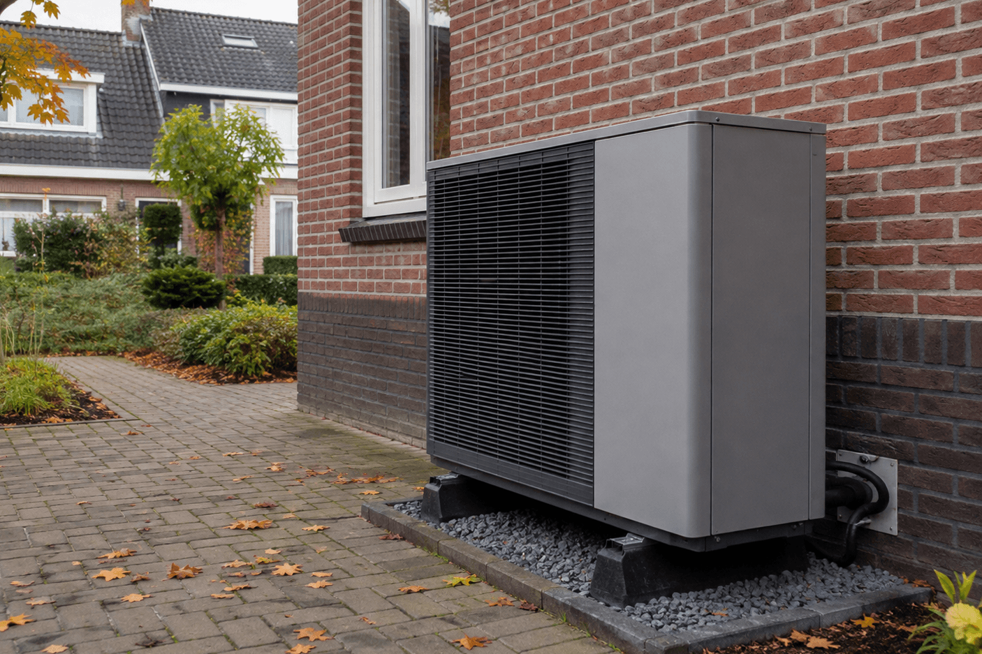 Air-to-water heat pump outdoor unit